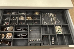 custom drawer tray by home organizer service