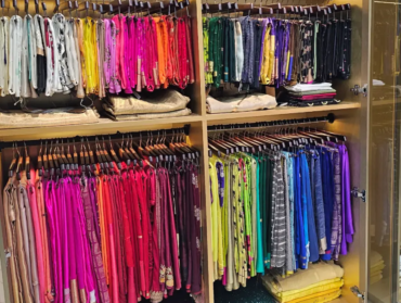 Dream project for every saree lover, 3000+ sarees beautifully organised in a fully customized closet for ease, visibility, and accessibility. Sorted by colour and fabric, the result is both stunning, effortless and a thrilled client!