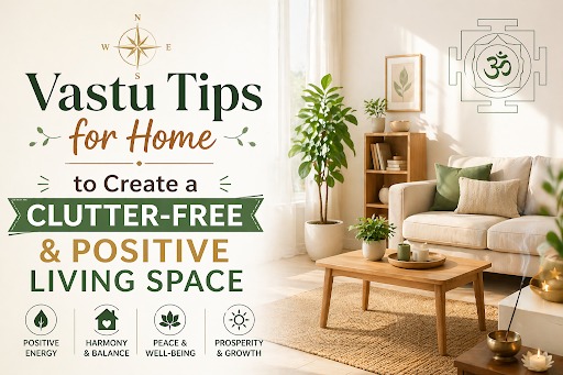 Vastu Tips for Home to Create a Clutter-Free & Positive Living Space